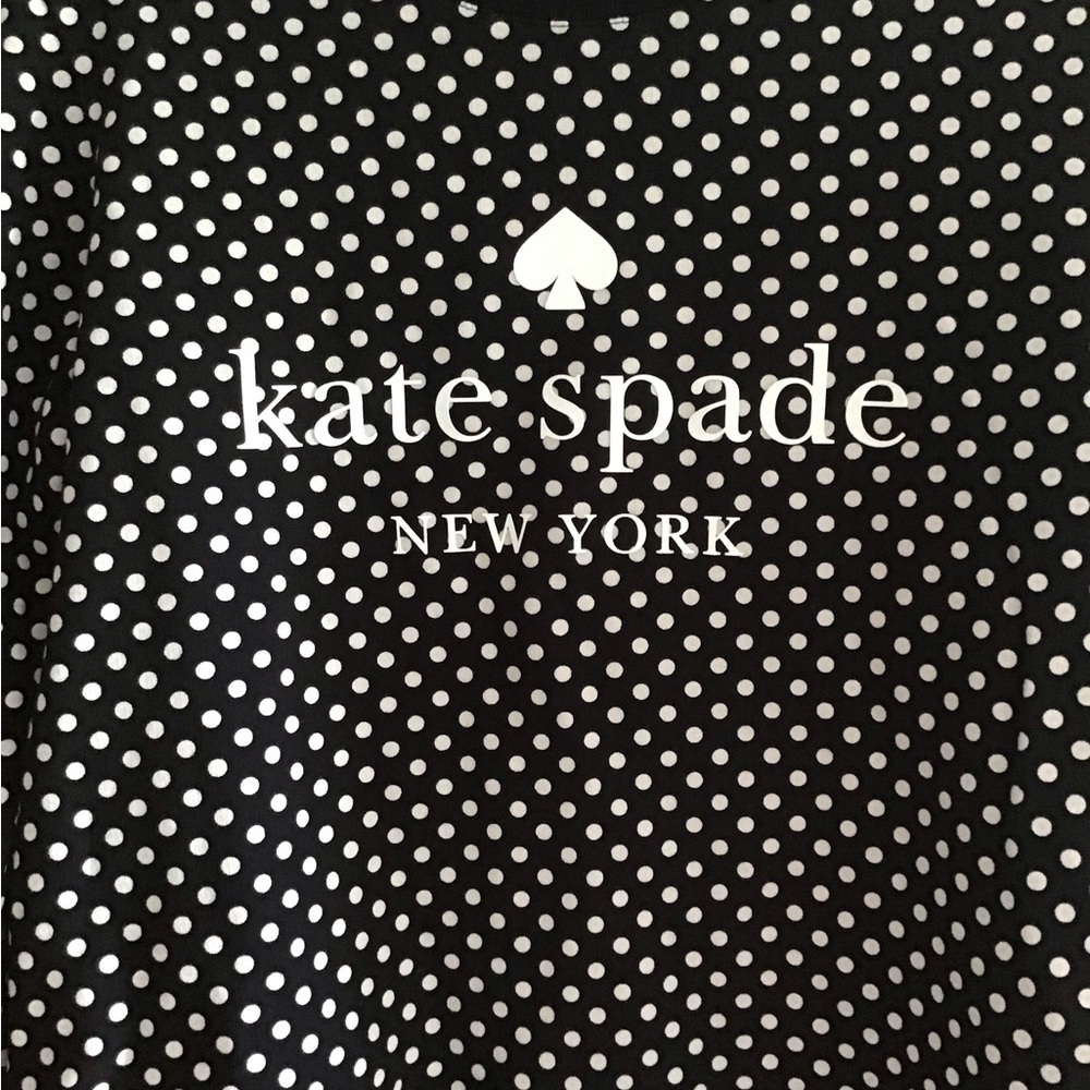 Kate Spade Black and White Polka Dot Top